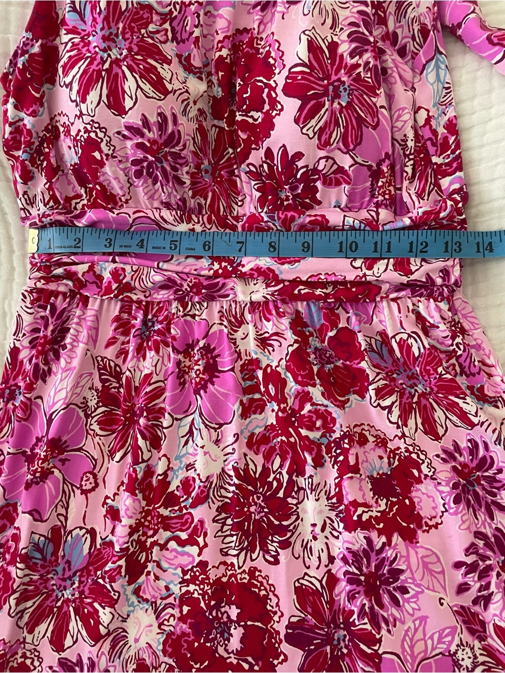 Lilly Pulitzer Hot Pink and Red Floral Maxi Dress - Picture 5 of 6
